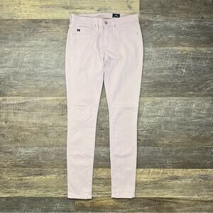 AG Adriano Goldschmied purple super skinny ankle legging jegging jeans 24 B151